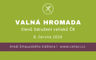 Valná hromada Sdružení celiaků ČR